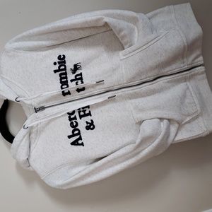 Abercrombie & Fitch Sherpa-lined Full-zip Hoodie
